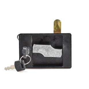 密集架闪电锁工业柜门锁文件柜锁上下天地连杆锁铁皮资料档案柜锁