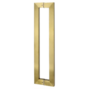 304不锈钢玻璃门拉手方管门把手大门推拉门木门哑黑钛玫瑰金拉丝