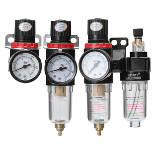 AFC2000空压机气动油水分离器过滤油雾器AFR减压调压阀BFC二联件