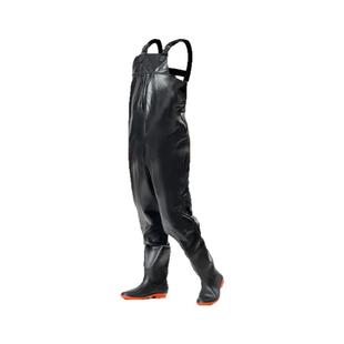 下水裤水库连体雨裤带雨鞋防水衣服水鞋半身男皮叉捕抓鱼全身加厚