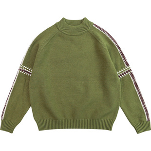 Cunyi纯一良品童装男童毛衣秋冬中大童半高领针织衫