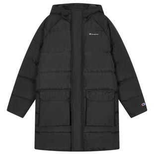 【三防】Champion冠军羽绒服女2025冬季新款情侣长款连帽外套男潮