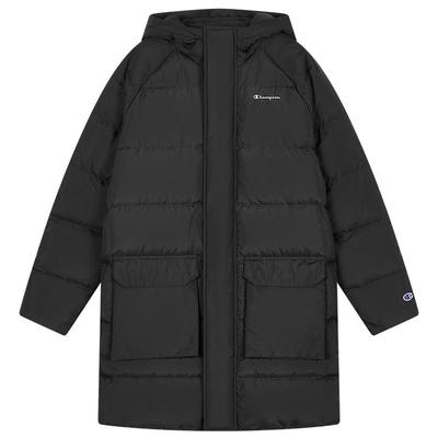 Champion冠军情侣连帽长款羽绒服