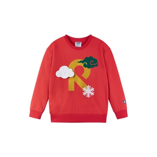 芬兰reima儿童大童上衣新年款春季保暖时尚可爱长袖套头卫衣