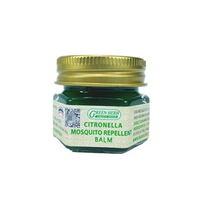 泰国geeen herb青草膏香茅草蚊子膏青草薬膏清凉蚊虫叮咬驱蚊便携