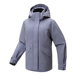 Ozark奥索卡25秋冬新品羽绒服鹅绒户外连帽外套防风保暖羽绒服女