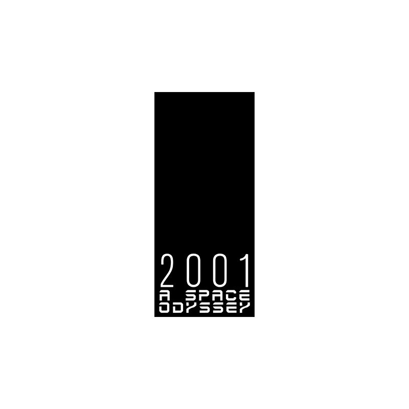 RETLPER镂空车贴2001太空漫游A Space Odyssey黑石板库布里克电影
