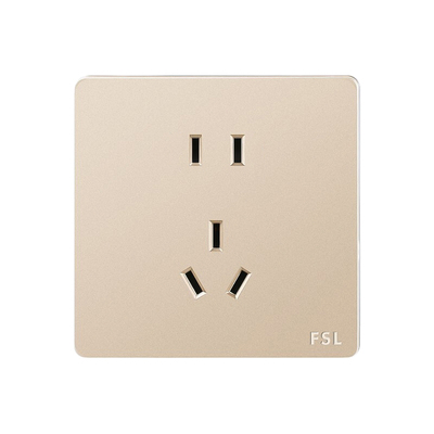 FSL佛山照明开关插座面板F31金色