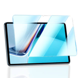 莫柯思适用华为matepad11钢化膜pro Ari 11.5s荣耀X8平板10.8英寸超清12.6网课护眼绿膜10.4全屏防指纹学生
