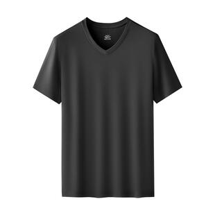 莫代尔短袖T恤男士夏季薄款冰丝速干宽松大码半袖男生美式上衣