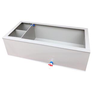 定制订做鱼缸加厚PP塑料板侧过滤盒养乌龟锦鲤大型市场卖海鲜水箱