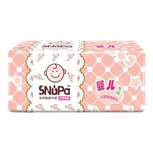 丝侬帕婴儿宝宝专用纸巾软抽纸巾整箱面巾纸餐巾卫生纸家庭装18包