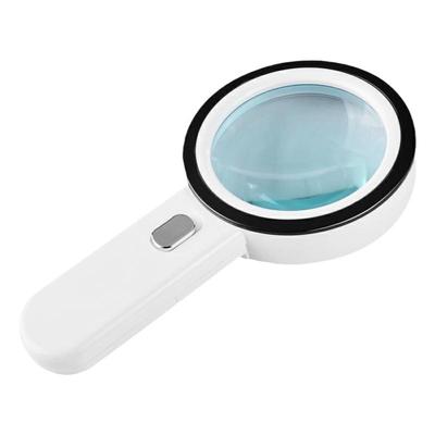 德国进口高清正品放大镜30倍老人用手持阅读看书带LED灯90倍维修60倍扩大镜官方旗舰店50倍鉴定专用100高倍镜