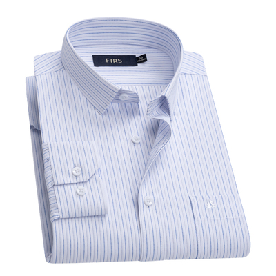 免烫易打理长袖衬衫商务正装杉杉