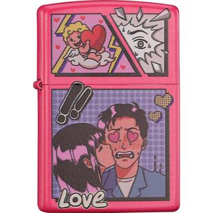 Zippo正品打火机偷心计划外壳防风官方旗舰店送男生朋友生日礼物