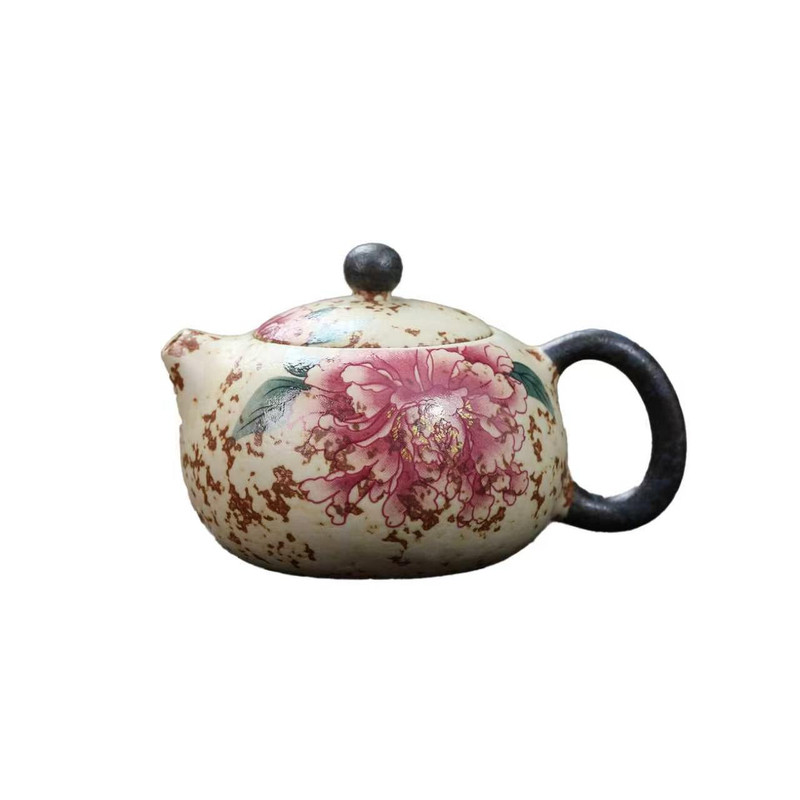 轻奢火石红茶具茶台一整套缠枝莲中国风西施壶茶杯新中式茶具套装