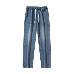 加厚加长牛仔裤男款冬季加绒2025新款190高个子青少年男生长裤子