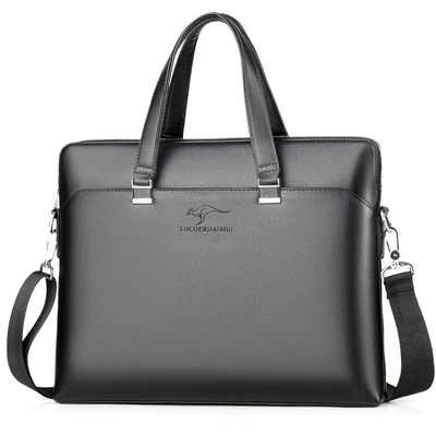 商务休闲真皮质感手提包公文包