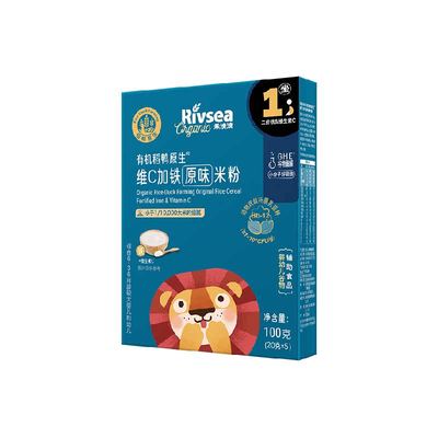 禾泱泱有机稻鸭原生高铁米粉100g