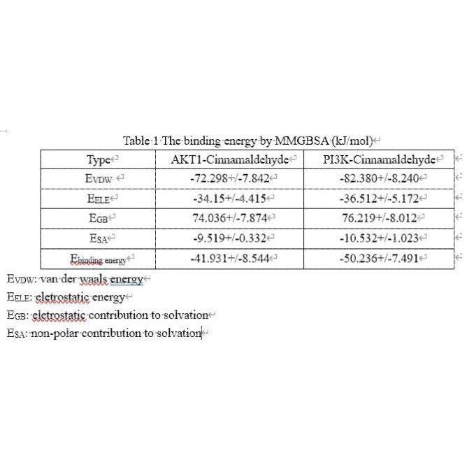 分子对接 分子动力学模拟 MMGBSA结合自由能计算