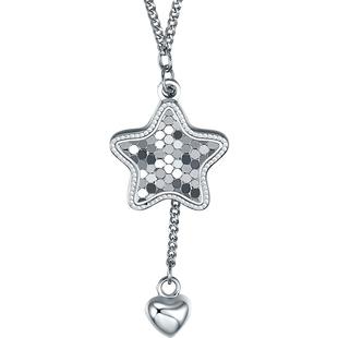 六桂福星星项链女纯银套链轻奢小众配饰锁骨链新年礼物