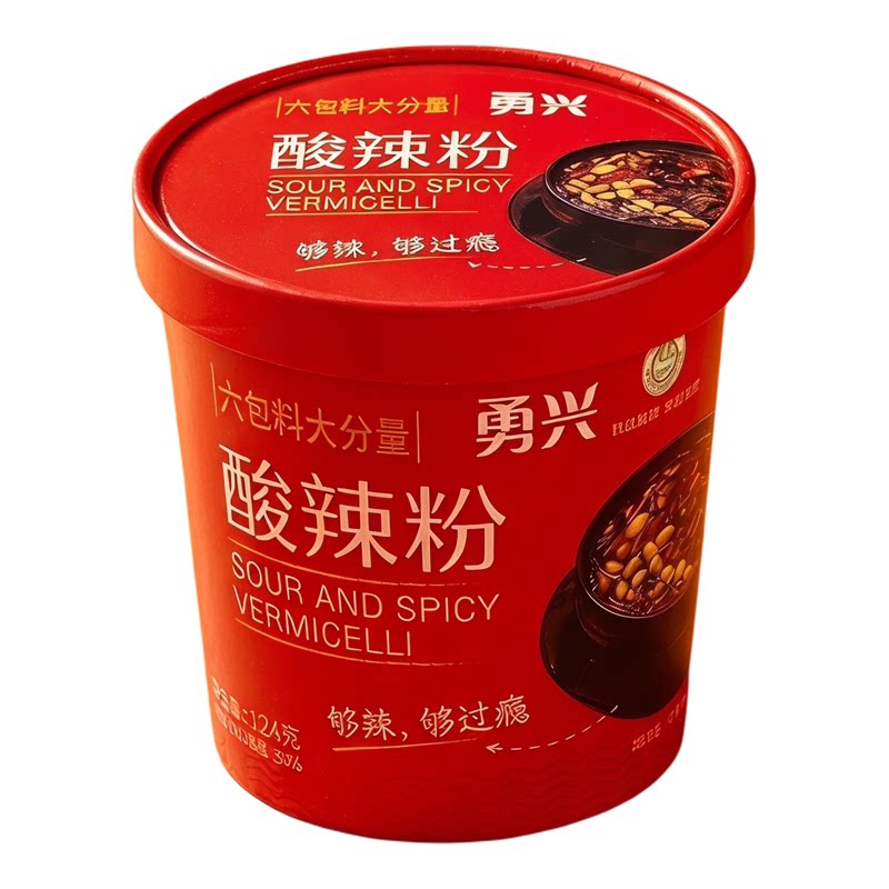 宁夏酸辣粉6桶整箱装土豆粉丝