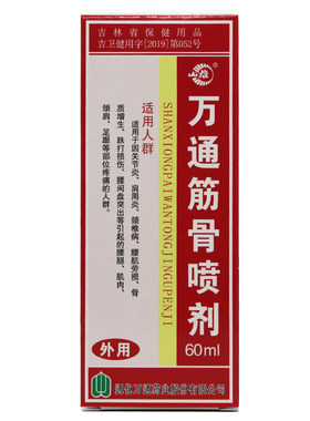 万通筋骨喷剂缓解疼痛关节