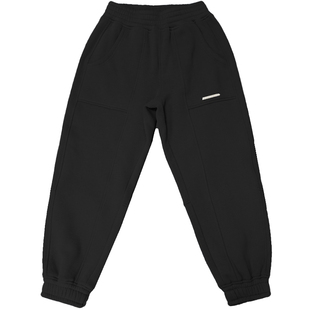 BD健美站新款针织加厚运动长裤男宽松束脚加绒卫裤男潮流时尚