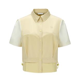 【双弹力】Munsingwear万星威休闲女士假两件短袖衬衫外套