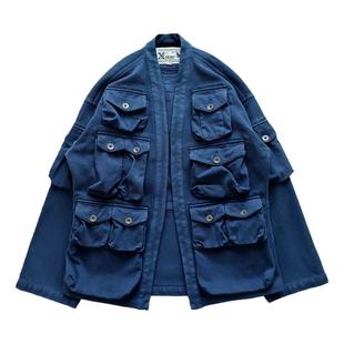 西里布正品剑道多口袋道袍夹克外套阿美咔叽小众复古款 非kapital