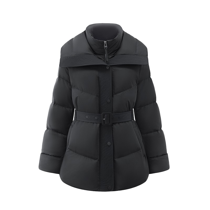 【宋佳同款】艾莱依御风系列鹅绒服2025秋冬新款保暖收腰短外套女