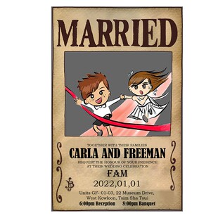 特色航海王悬赏令定做百日rsvp商务新款打印透明结婚喜帖网红请柬