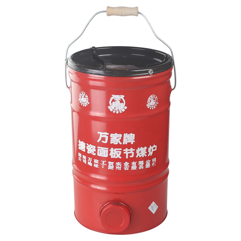 万家牌大三节煤炉子直径28cm传统老式煤碳炉蜂窝煤炉家用商用做饭