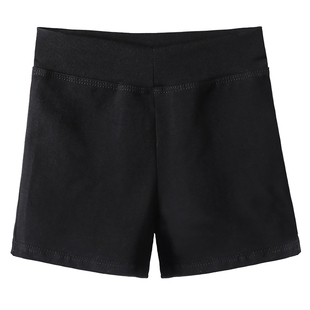 成人舞蹈裤练功裤女舞蹈三分裤短裤黑色平角一分芭蕾舞裤子练功服