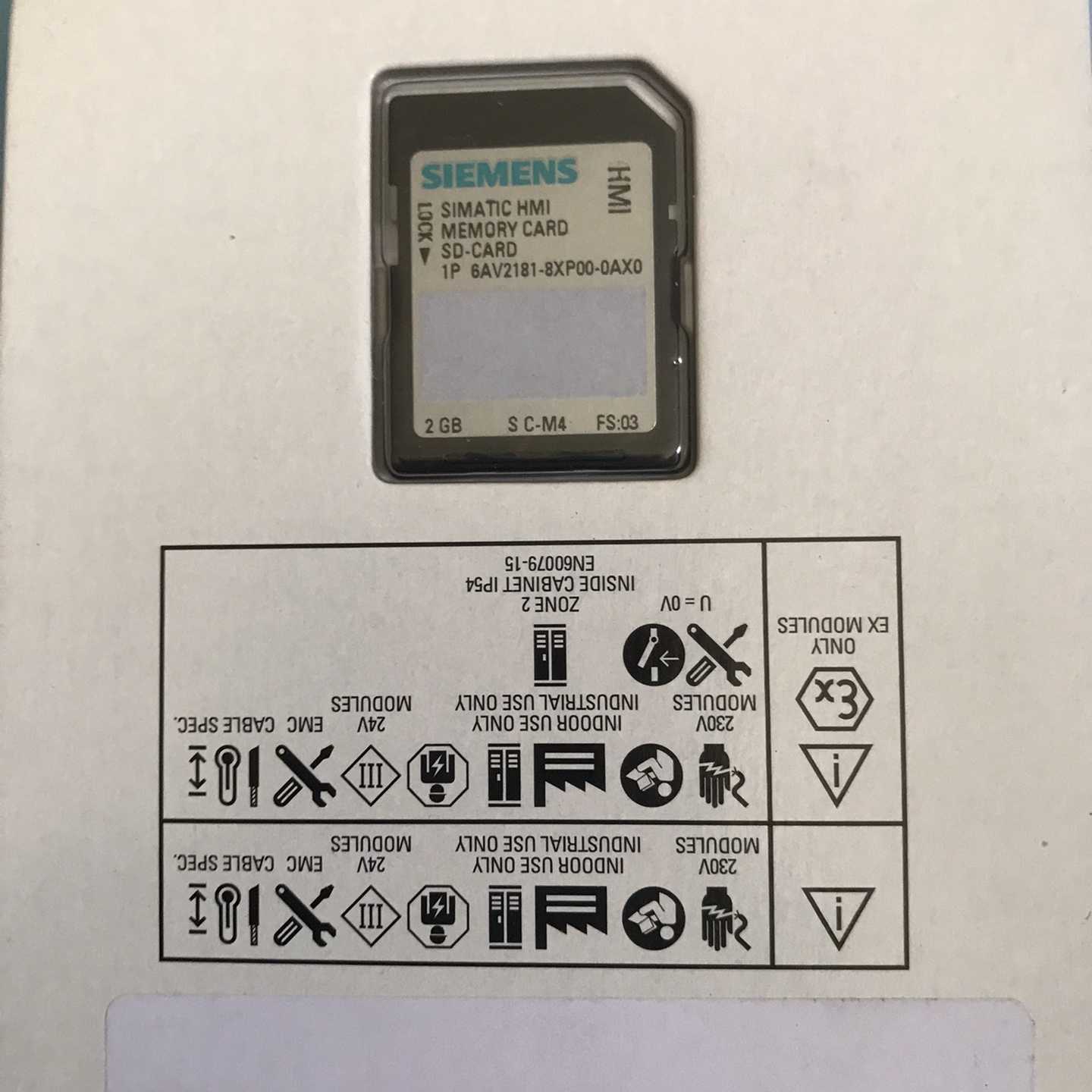西门子6AV2181-8XP00-0AX0 触摸屏内存卡2G