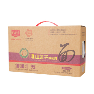 精力沛老字号莲子淮山药面条全麦胚芽非油炸低脂速食面饼年货送礼