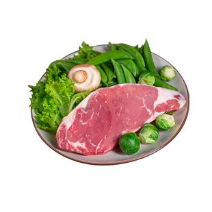 【自营】澳洲进口安格斯m3+西冷谷饲原切牛排厚切雪花牛肉牛排