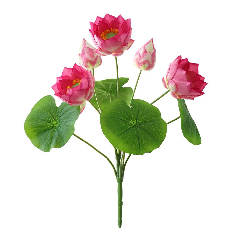 仿真荷花莲蓬荷叶莲花客厅摆放单只假花水池装饰造景古装拍摄道具