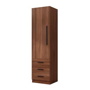 衣柜卧室家用成人儿童单门小衣柜阳台办公室窄柜现代新中式立柜