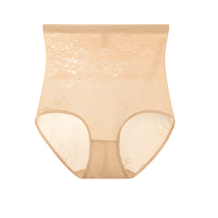 高腰收腹内裤女提臀翘臀无痕冰丝夏季薄束腰收复短裤收小肚子强力