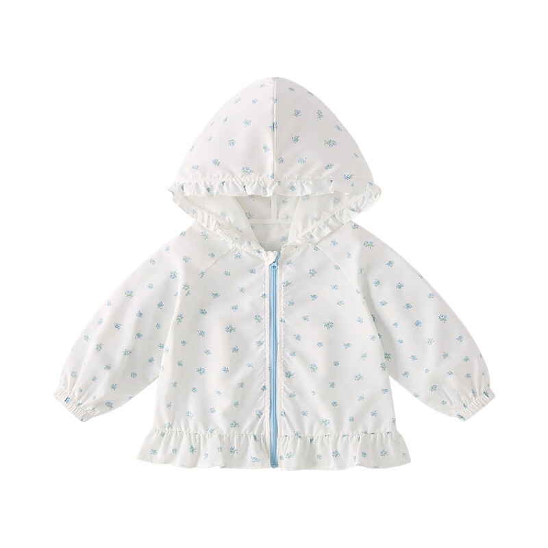 jellybaby儿童防晒衣夏季带帽宝宝户外衣服小童空调衫女童外套夏