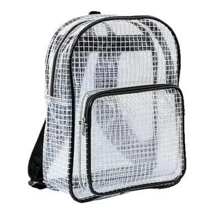 PVC透明防静电无尘包洁净室工具包半导体车间用网格斜挎单双肩包