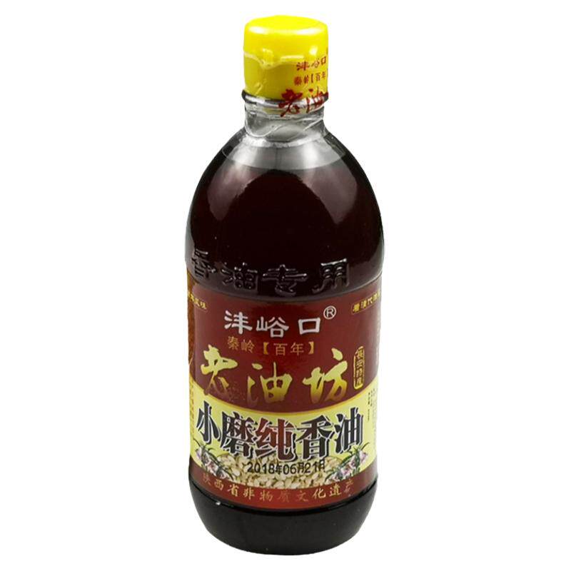 纯芝麻油100%小磨香油0添加