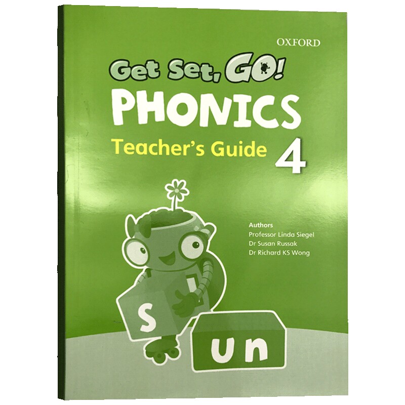 牛津幼儿自然拼读配套教师用书4级别 英文原版 Get Set Go Phonics Teacher’s Guide 4 英文版进口幼儿英语启蒙教材书籍