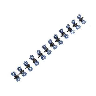 精致小号抓夹精致水钻梅花盘发小发夹固定头发夹子儿童头饰发抓卡