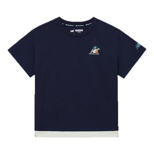 New Balance nb童装男女儿童夏季透气舒适运动短袖T恤ND7EE22023