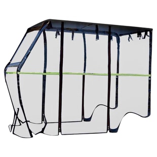 电动三轮车车棚雨帘车小巴士电动车篷全透明围帘防风保暖加厚双层