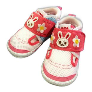 日本直邮日潮mikihouse日本制男女童白粉兔王二段凉鞋清凉夏季12-