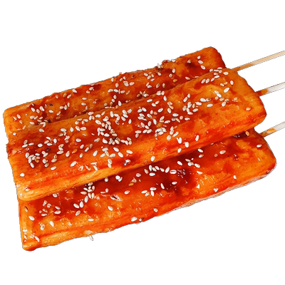 脆皮年糕酥脆软糯甜辣酱网红小吃