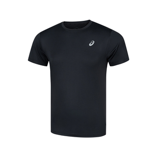 ASICS亚瑟士新款男子吸湿快干跑步短袖T恤舒适运动T恤短袖